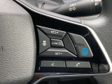 ステアリングのプロパイロットボタンで高速道路で運転のアシストをしてくれます。