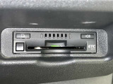 ETC車載器付きです。高速道路の料金所もスムーズに通過できます。