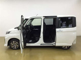 開口部が広く、乗り降りのしやすいお車です