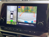 【アラウンドビューモニター】専用のカメラにより、上から見下ろしたような視点で360度クルマの周囲を確認することができます☆死角部分も確認しやすく、狭い場所での切り返しや駐車もスムーズに行えます。