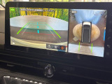 【アラウンドビューモニター】専用のカメラにより、上から見下ろしたような視点で360度クルマの周囲を確認することができます☆死角部分も確認しやすく、狭い場所での切り返しや駐車もスムーズに行えます。
