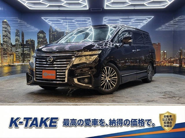 エルグランド 2.5 250ハイウェイスター プレミアム (後期型)(黒本革シート)(両側電動...