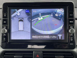 上から見たような画像で車庫入れなどに便利なアラウンドビューモニター