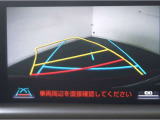 バックガイドモニターで、後方を確認しながら安心して駐車することが出来ます。運転初心者も熟練者も必須の機能ですよ!