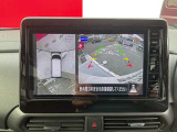 【アラウンドビューモニター】空から見下ろした映像がナビ画面にて確認可能です。駐車もラクラクですよ♪