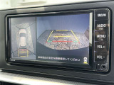 パノラミックビューモニター付きです。車両を上から見たような映像をディスプレイオーディオ画面に表示。運転席からの目視だけでは見にくい、車両周辺の状況をリアルタイムでしっかり確認できます。