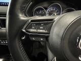 【ステアリングスイッチ】運転中に視線を前に向けたまま操作できます。