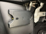 ETC車載器付きです。高速道路の料金所もスムーズに通過できます。