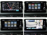 Honda CONNECTディスプレイが装備されております。新世代コネクテッド技術により、カーライフがさらに便利に快適になります。マルチビューカメラは上空から見下ろしたように路面を映し出し、安心です。