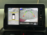 アラウンドビューモニター付で左側側面も見えるので縦列駐車も安心です!