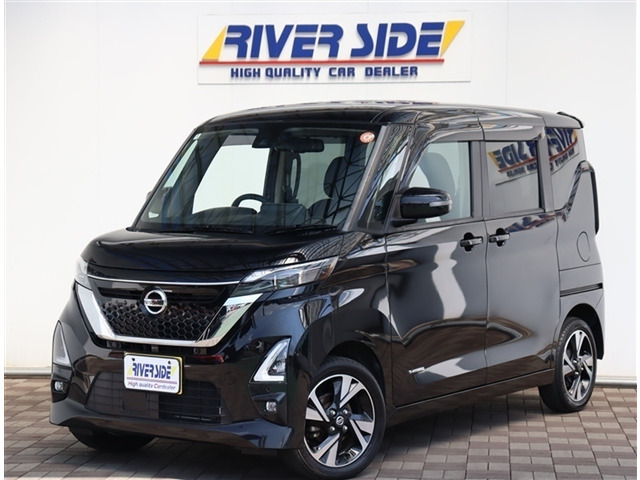 ルークス ハイウェイスター Gターボ プロパイロットエディション 4WD 純正9型ナビ フ...