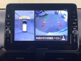 【アラウンドビューモニター】専用のカメラにより、上から見下ろしたような視点で360度クルマの周囲を確認することができます☆死角部分も確認しやすく、狭い場所での切り返しや駐車もスムーズに行えます。