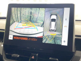 【全方位モニター】専用のカメラにより、上から見下ろしたような視点で360度クルマの周囲を確認することができます☆縦列駐車や幅寄せ時に活躍してくれます♪