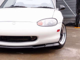 人気のNBロードスター カスタム車両の入庫!修復歴も無く幌も張替え済み!ビルシュタイン足回り、15AW、ワンオーフマフラーなど、ロードスターオーナー様に人気のパーツを多数装備
