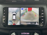 【インテリジェントアラウンドビューモニター】駐車スペースと車両を上空から見下ろしているような映像で周囲を確認できます。駐車が苦手な方も安心です!