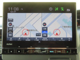 【 ホンダ純正ギャザズ・LXU-237NBi 】ホンダ純正の9インチメモリーナビが装備されています。
