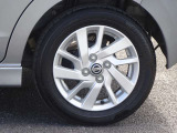 【タイヤ】 【純正14インチアルミホイール】《155/65R14》専用のアルミなのでお車のイメージぴったりですね!
