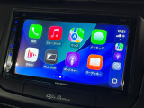 ●Apple Car Play:スマホとの有線接続で、ナビ・オーディオ再生などスマホのアプリ機能が画面でも使える便利機能です!