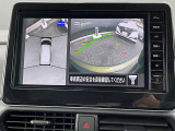 上から見たような画像で車庫入れなどに便利なアラウンドビューモニター