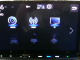 フルセグテレビ搭載。DVD・CD再生・SDカード、USB入力に対応しています。
