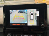 バックカメラです!ナビゲーションにこのように映ります。見えずらい真後ろもこれで安心ですよ!