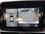 【アラウンドビューモニター】上から見下ろすような視点でスムース駐車をサポートしてくれるアラウンドビューモニター(^v^)