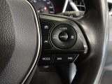 ステアリング右側には、運転支援機能を手元で操作できるスイッチ類を配置しています