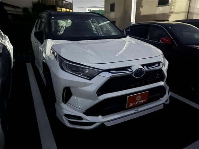 RAV4 PHV 2.5 ブラック トーン E-Four 4WD 禁煙車 モデリスタフルエアロ