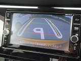 【バックモニター】車をバックさせる際に後方の様子をカーナビのモニターで確認。バック駐車を安全にスムーズに行うことができます!