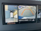 アラウンドビューモニターで車の周辺状況をナビ画面で確認できます☆