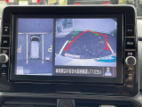 【アラウンドビューモニター】専用のカメラにより、上から見下ろしたような視点で360度クルマの周囲を確認することができます☆死角部分も確認しやすく、狭い場所での切り返しや駐車もスムーズに行えます。
