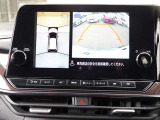 アラウンドビュー☆空から見下ろすような視点で、スムーズな駐車と安全確認をサポート!運転の心強い味方になってくれます♪