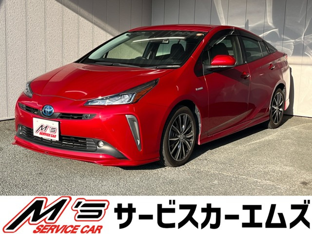 プリウス 1.8 S ツーリングセレクション E-Four 4WD 前方ドラレコ TRDフルエアロ 純...