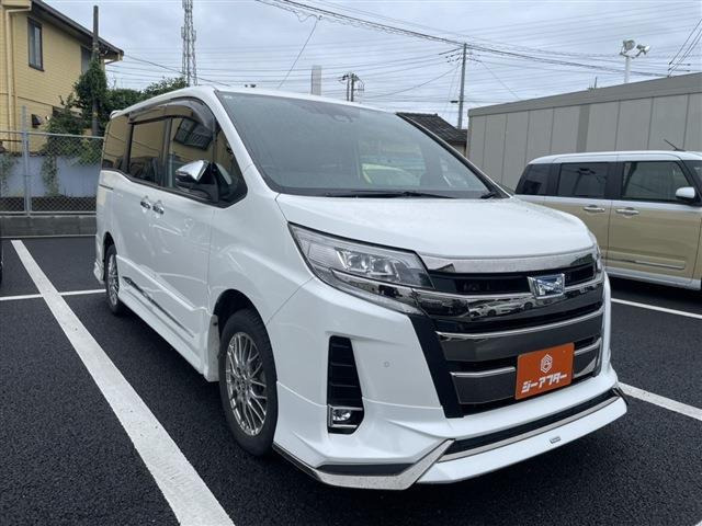 ノア 1.8 ハイブリッド Si W×B III 禁煙車 モデリスタエアロ ハーフレザーシ