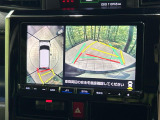 【パノラマモニター】専用のカメラにより、上から見下ろしたような視点で360度クルマの周囲を確認することができます☆死角部分も確認しやすく、狭い場所での切り返しや駐車もスムーズに行えます。