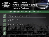 本車両には下記のオプションが装備されています。