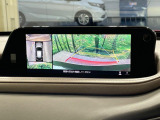 【360&deg;ビューモニター】専用のカメラにより、上から見下ろしたような視点で360度クルマの周囲を確認することができます☆死角部分も確認しやすく、狭い場所での切り返しや駐車もスムーズに行えます。