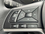 ステアリングスイッチで、ハンドルから手を離さずにボリューム調整やオーディオ操作などが可能です!