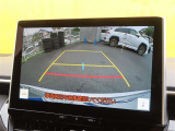 車庫入れもお任せのバックカメラ付き!
