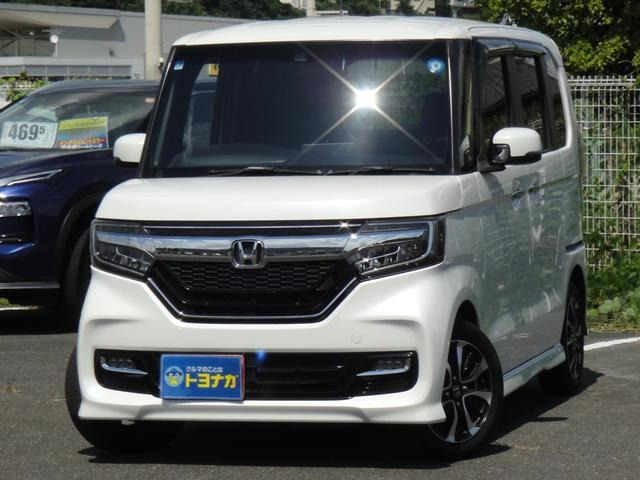 N-BOXカスタム G L ホンダセンシング カロッツエリアナビDTV バックカメラ