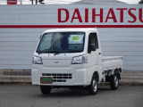 4WD!届出済未使用車!フロアCVT!純正ラジオ!スマートアシスト!エアコン!パワステ!荷台作業灯!純正フロアマット・純正ドアバイザー・スタッドレス・純正スチールホイール・荷台マット付!