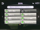 目的地設定画面です。スムーズなナビゲーションで、どこへでも快適にお出かけいただけます。