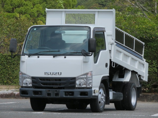 エルフ ダンプ 2t 全低床 Lゲートダンプ