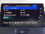 AVメニューはご覧の通り、様々なコンテンツに対応、ドライブを楽しく演出できます。詳しくはスタッフへお尋ねください。