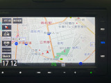 高精細画面で操作がしやすいホンダ純正ナビを装着しています。
