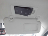 ETC車載機は専用ボックスにてバイザー裏に隠れて装着されております。