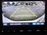 バックが苦手な方にもオススメなバックカメラ付き!広い画角で広範囲も見渡せます。