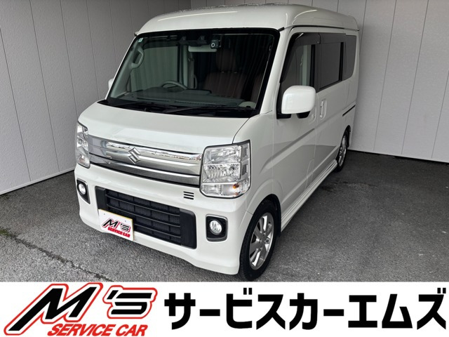エブリイワゴン PZターボ ハイルーフ 4WD 前後ドラレコ 社外7インチナビ