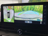 【アラウンドビューモニター】専用のカメラにより、上から見下ろしたような視点で360度クルマの周囲を確認することができます☆死角部分も確認しやすく、狭い場所での切り返しや駐車もスムーズに行えます。