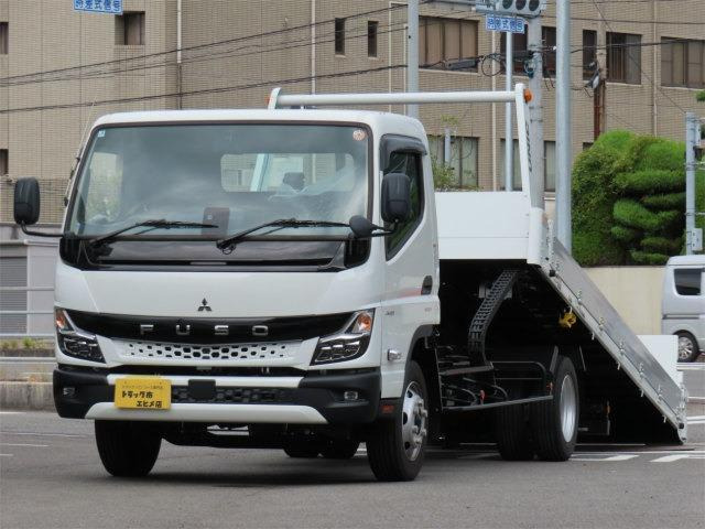 キャンター 3t ワイド超ロング セルフローダー 内寸-長509x幅210x高22